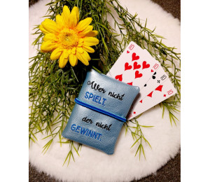 Stickdatei ITH - Spielkartenhüllen 8 Motive & Blanko